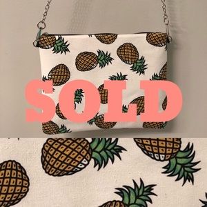 Frou Boutique pineapple crossbody purse